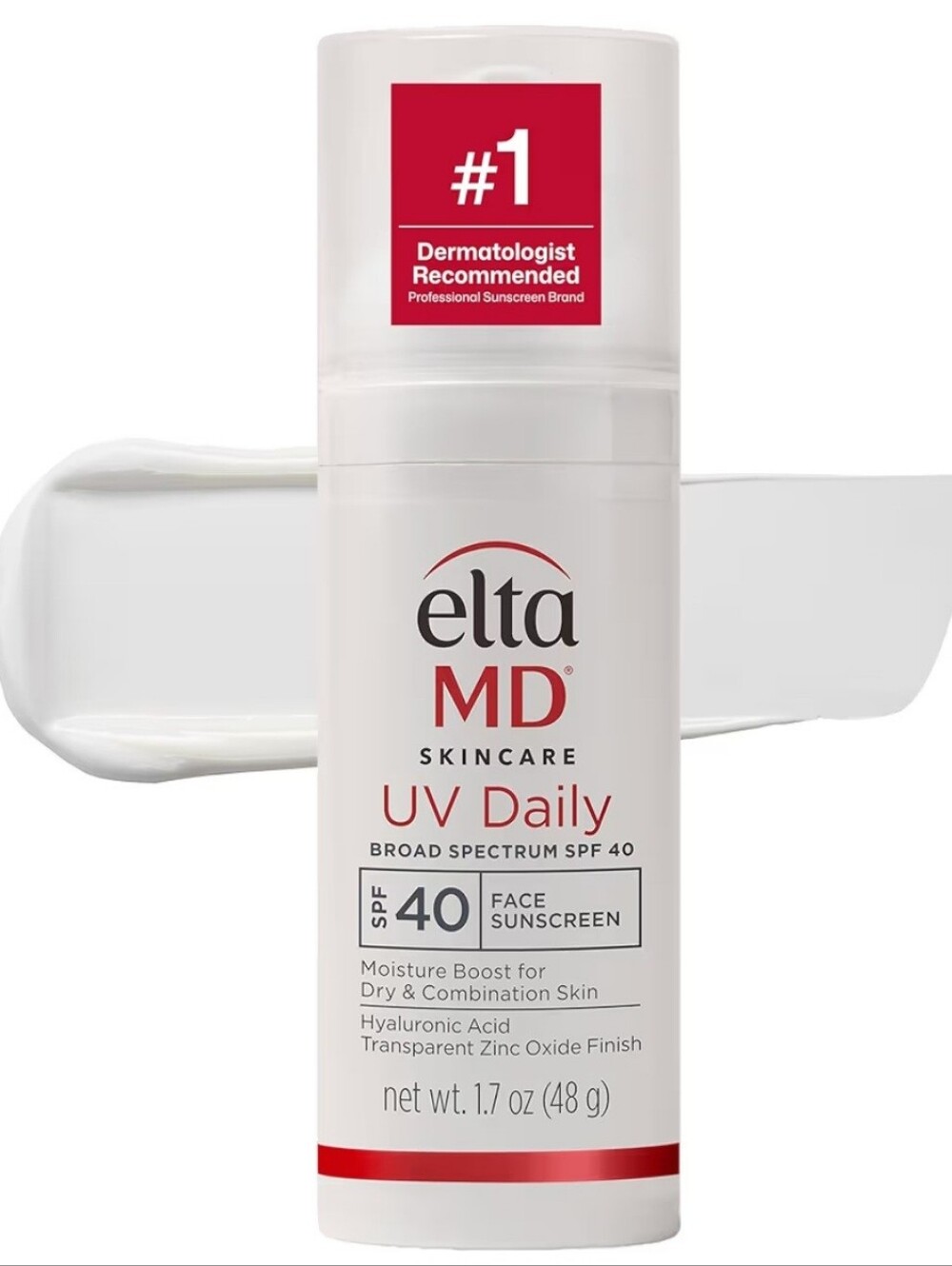 EltaMD UV Daily Broad Spectrum SPF 40 Face Sunscreen - White New